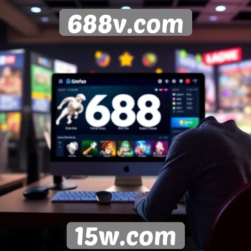 Análise da interface do usuário do site 688v.com